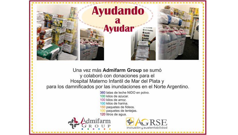 Donación por inundaciones en el norte argentino